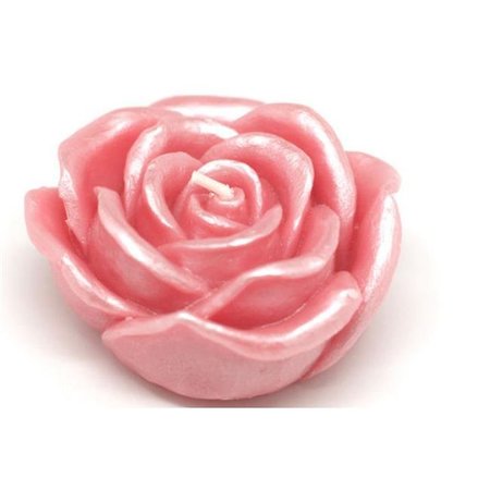 ZEST CANDLE Zest Candle CFZ-072 3 in. Pink Rose Floating Candles -12pc-Box CFZ-072